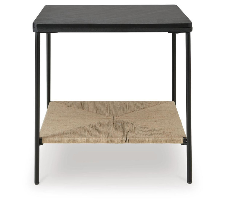 Minrich Accent Table - Black/Natural
