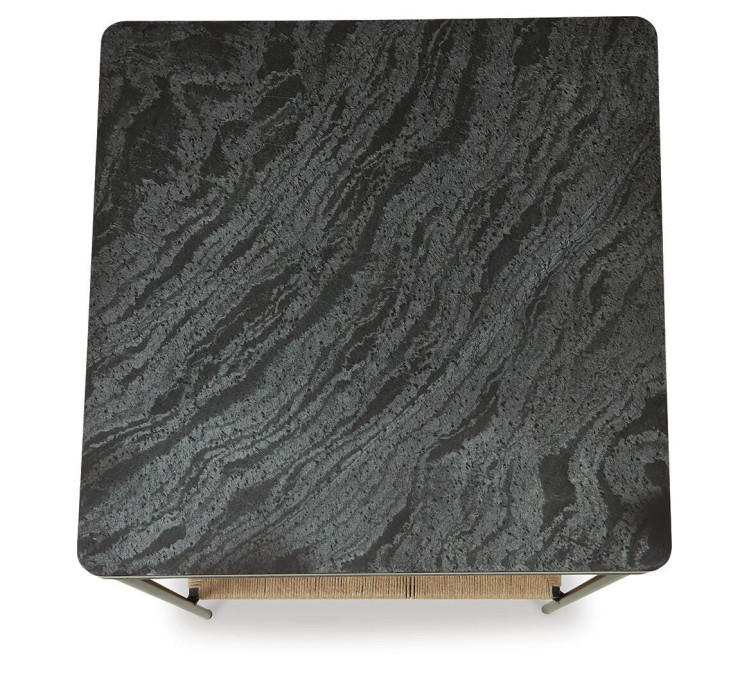 Minrich Accent Table - Black/Natural