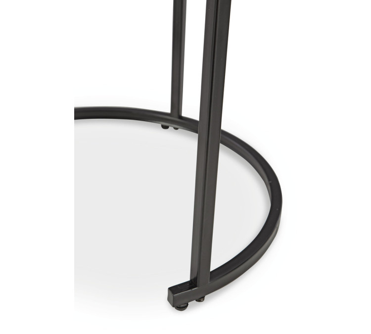 Jusmour Table (Set of 4) - Black/White