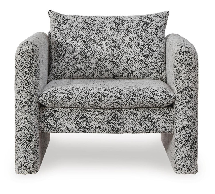 Kenbell Accent Chair - Black/White