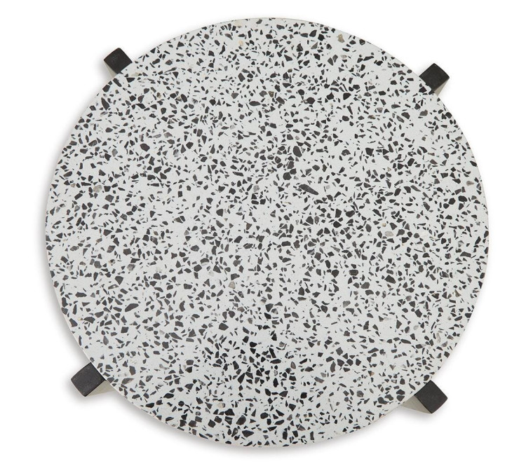 Tellrich Accent Table - Black/White