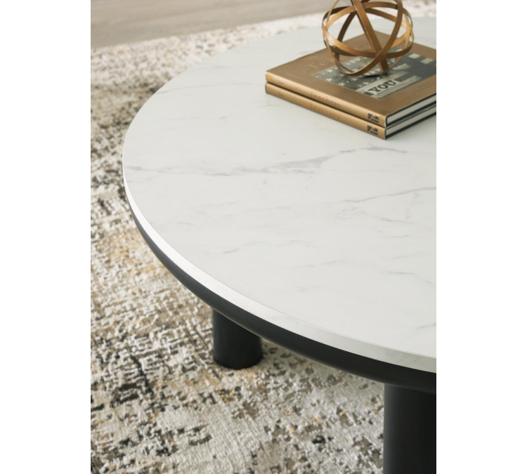 Xandrum Table (Set of 3) - Black/White