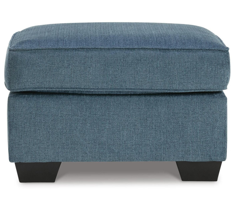 Cashton Chair and Ottoman - Blue