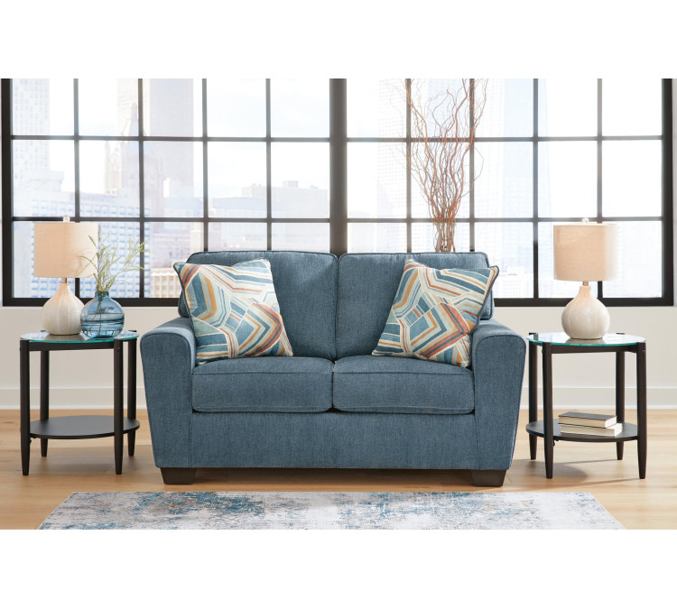 Cashton Sofa and Loveseat - Blue