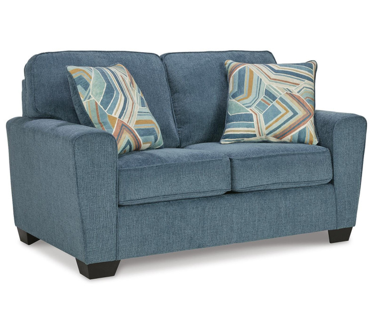 Cashton Sofa and Loveseat - Blue