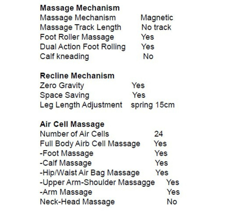 Daydreamer – Massage Chair