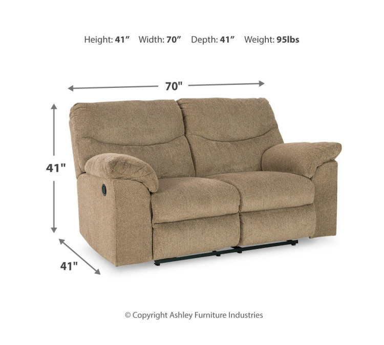 Alphons Sofa, Loveseat and Recliner - Briar