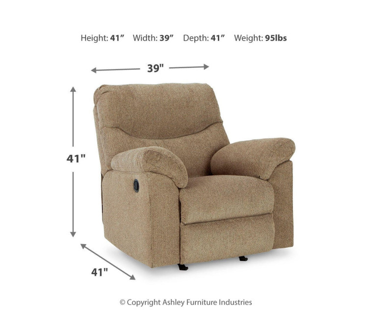 Alphons Sofa, Loveseat and Recliner - Briar