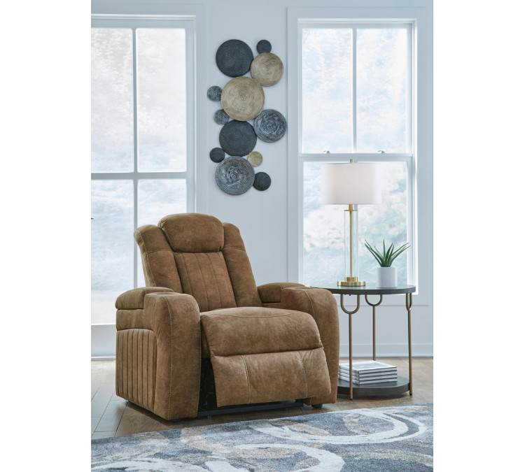 Wolfridge Power Recliner - Brindle