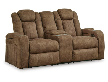 Wolfridge Power Reclining Loveseat - Brindle