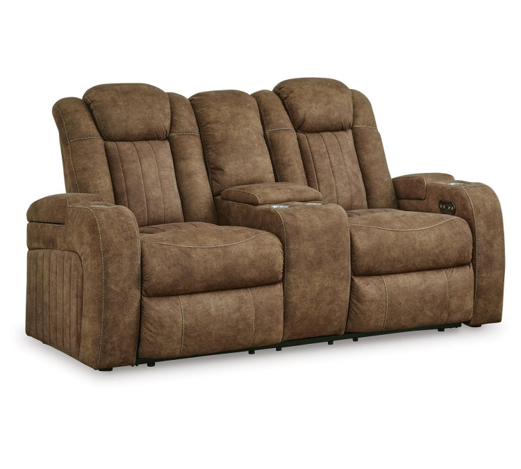 Wolfridge Power Reclining Loveseat - Brindle