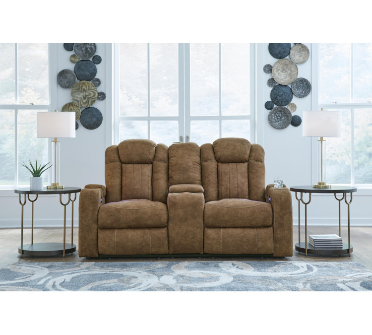 Wolfridge Power Reclining Loveseat - Brindle