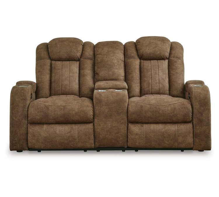 Wolfridge Power Reclining Loveseat - Brindle