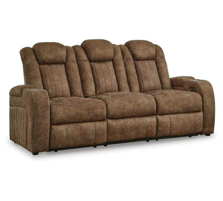 Wolfridge Power Reclining Sofa - Brindle