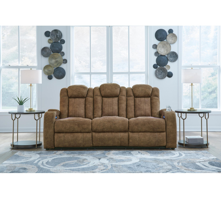 Wolfridge Power Reclining Sofa - Brindle