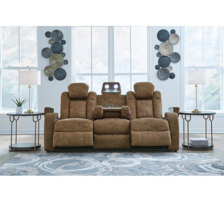 Wolfridge Power Reclining Sofa - Brindle