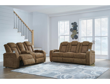 Wolfridge Sofa and Loveseat - Brindle