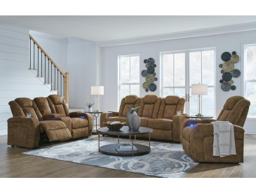 Wolfridge Sofa, Loveseat and Recliner - Brindle