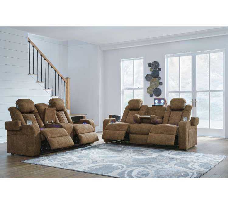 Wolfridge Sofa, Loveseat and Recliner - Brindle