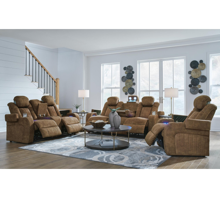 Wolfridge Sofa, Loveseat and Recliner - Brindle