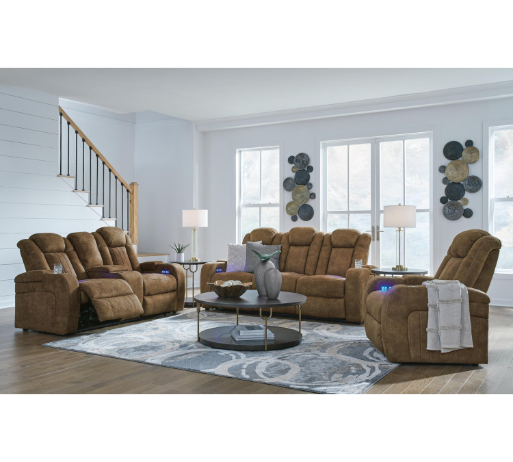 Wolfridge Sofa, Loveseat and Recliner - Brindle