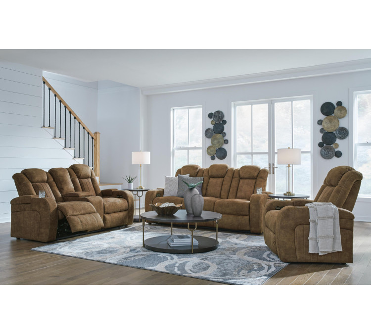 Wolfridge Sofa, Loveseat and Recliner - Brindle
