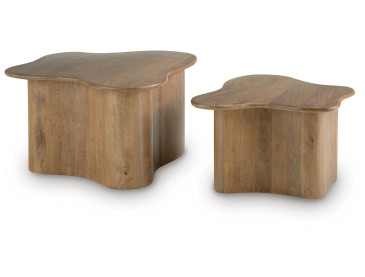 Abeford Accent Coffee Table (Set of 2) - Brown