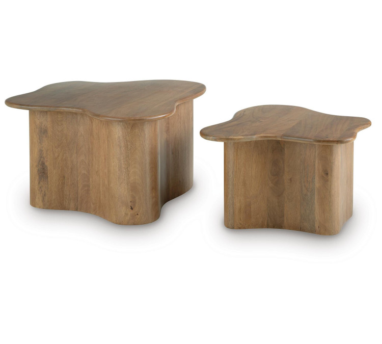 Abeford Accent Coffee Table (Set of 2) - Brown