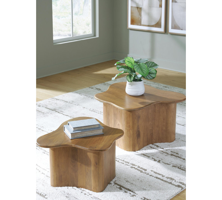 Abeford Accent Coffee Table (Set of 2) - Brown