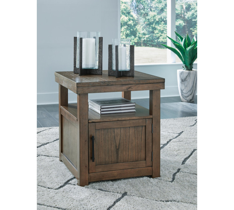 Boardernest End Table - Brown