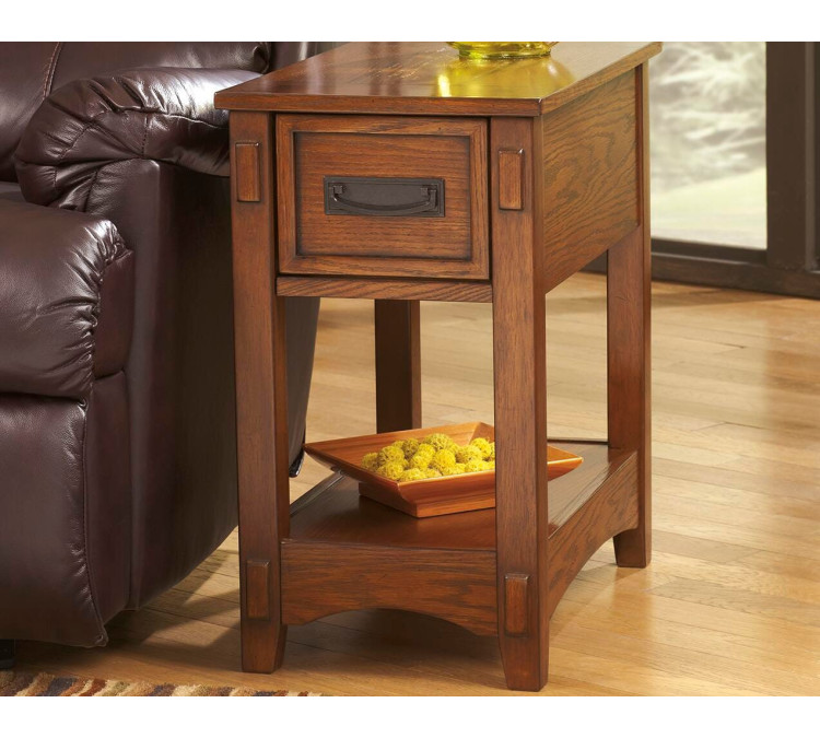 Breegin Chairside End Table - Brown