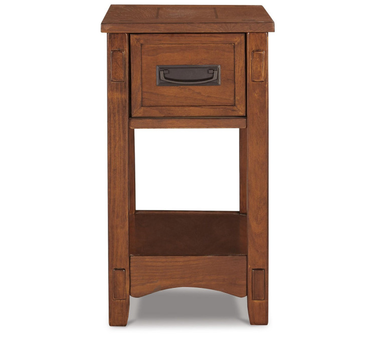 Breegin Chairside End Table - Brown