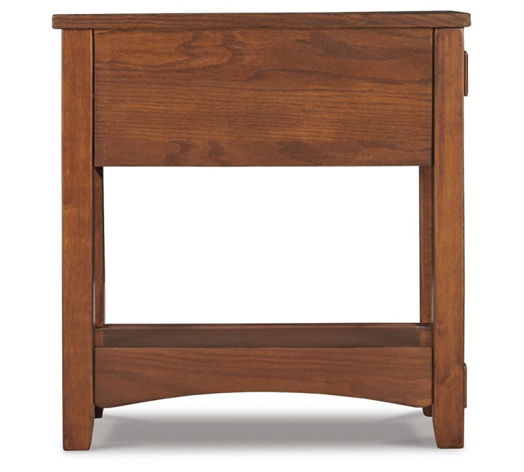 Breegin Chairside End Table - Brown