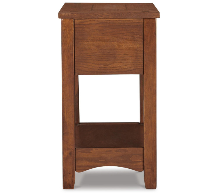 Breegin Chairside End Table - Brown