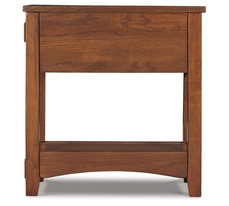 Breegin Chairside End Table - Brown