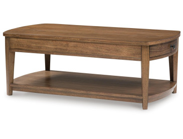 Burkbyer Coffee Table - Brown