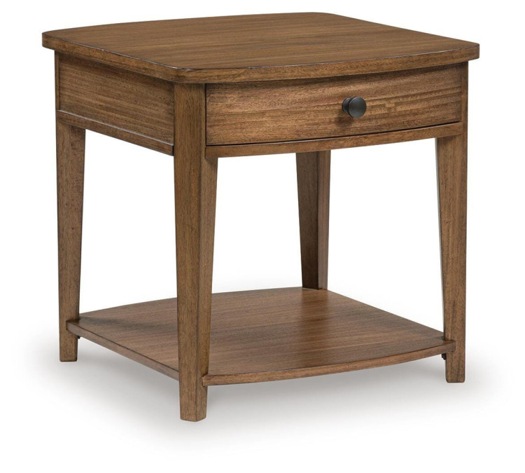 Burkbyer End Table - Brown