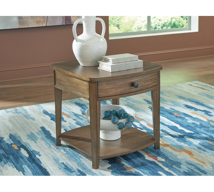 Burkbyer End Table - Brown