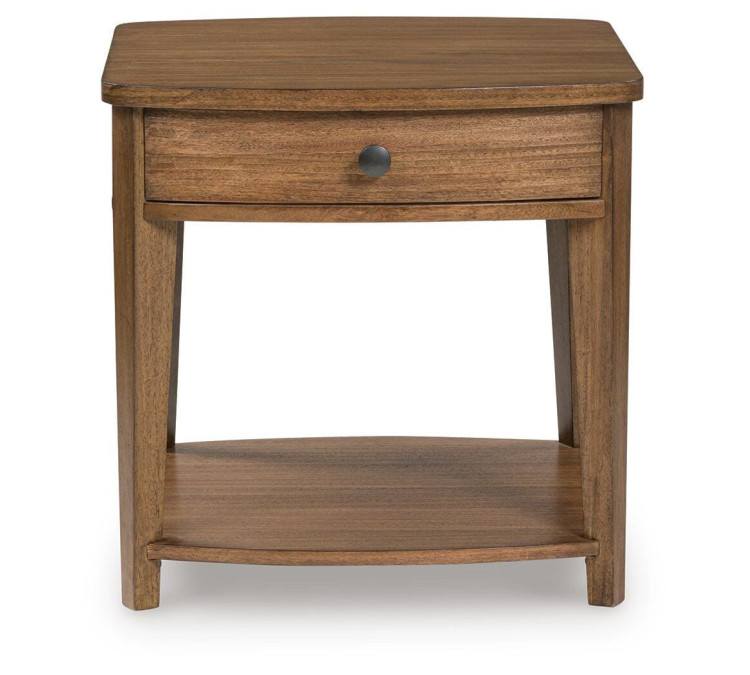 Burkbyer End Table - Brown