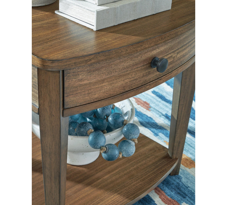 Burkbyer End Table - Brown