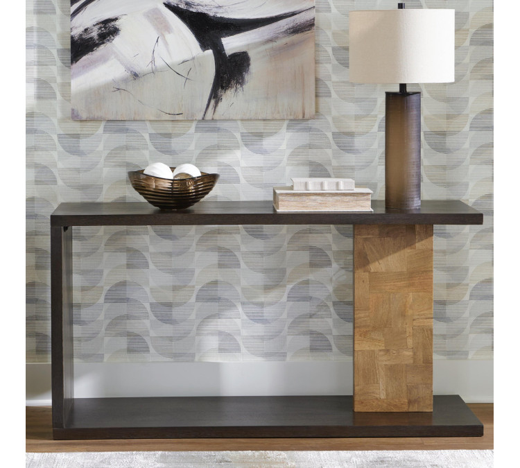 Camlett Console Sofa Table - Brown