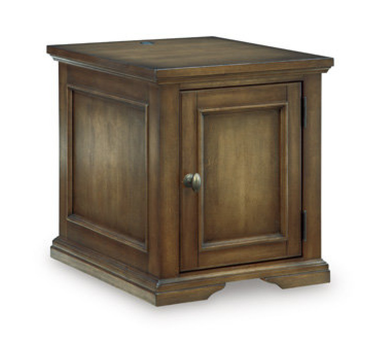 Channley End Table - Brown