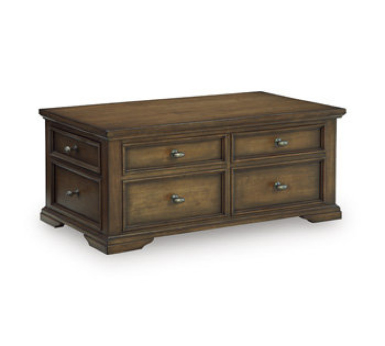 Channley Lift-Top Coffee Table - Brown