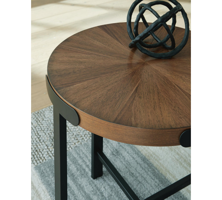 Crosstrail Table (Set of 3) - Brown