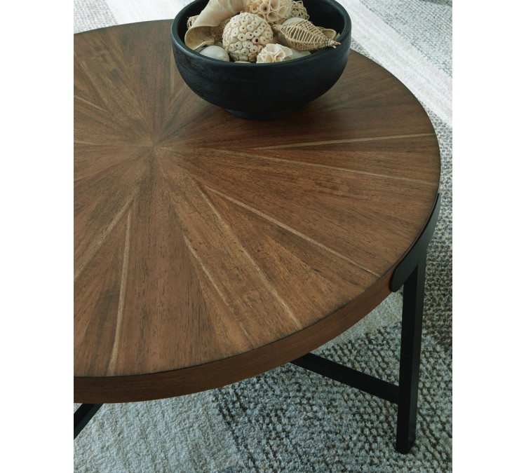 Crosstrail Table (Set of 3) - Brown
