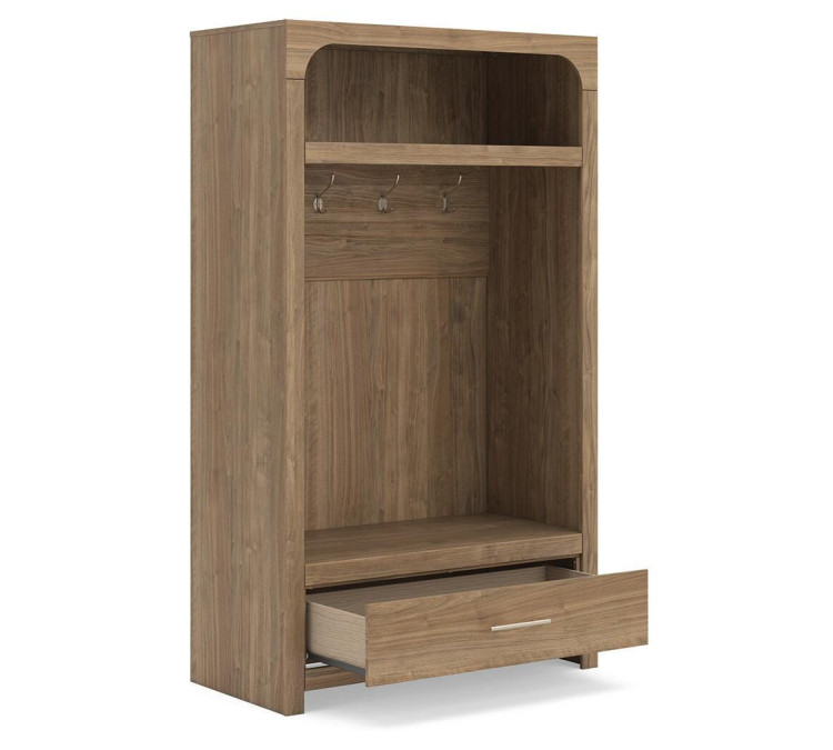Dovander Hall Tree with Storage Bench - Brown