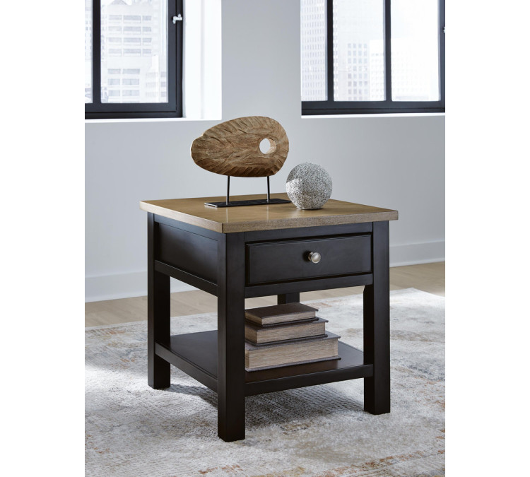 Drazmine End Table - Brown