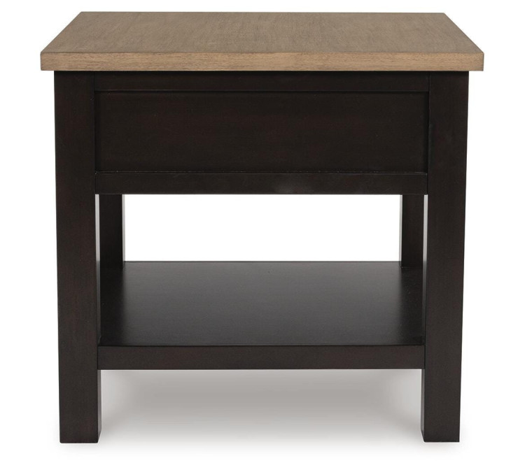 Drazmine End Table - Brown