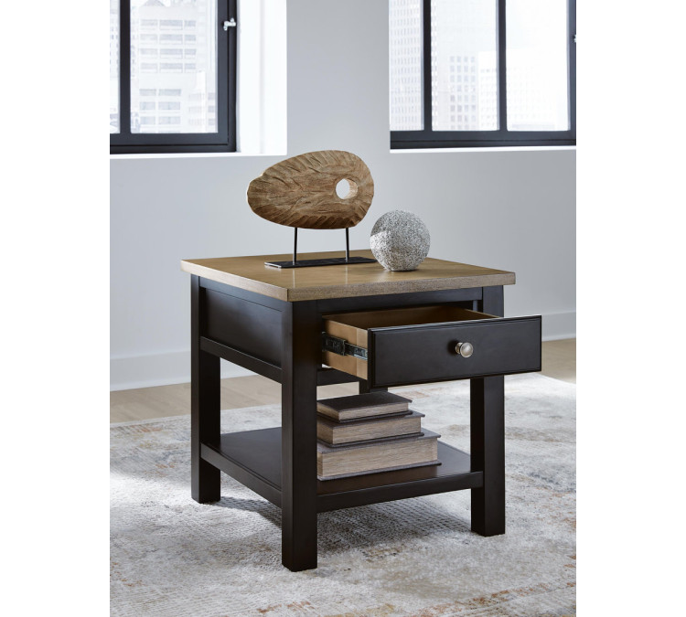 Drazmine End Table - Brown