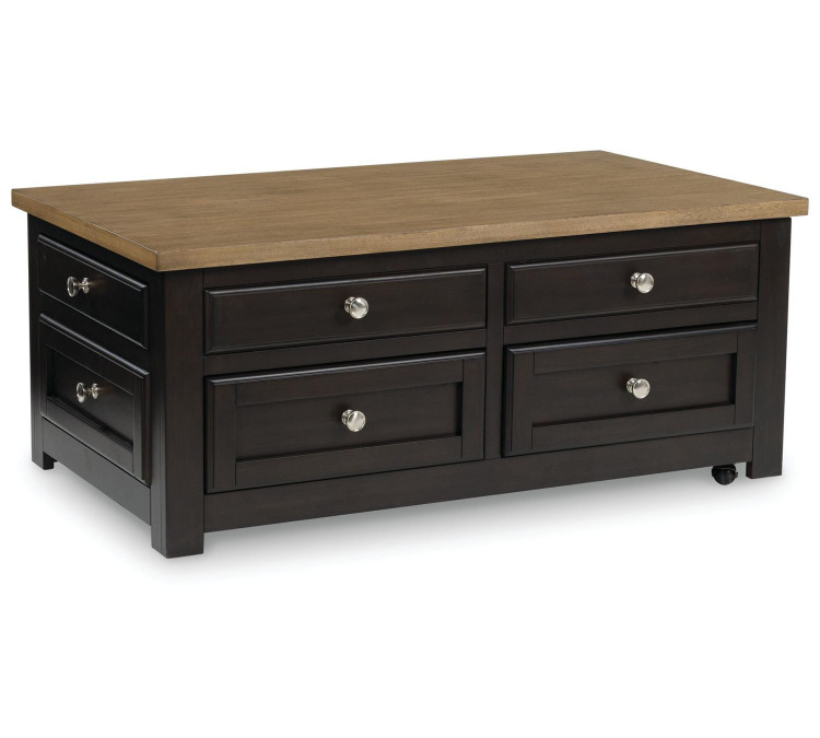 Drazmine Lift-Top Coffee Table - Brown